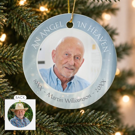 Angel im Himmel | In Memory Foto Keepake Keramik Ornament