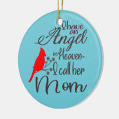 Angel im Himmel Keramik Ornament (Links)