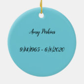 Angel im Himmel Keramik Ornament (Hinten)