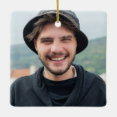 Angel im Memorial-Foto "Der Himmel - Sohn" Keramikornament (Rückseite)