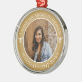 Angel im Pariser Gedächtnismuseum Foto Metallverzi Ornament Aus Metall (Links)