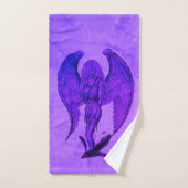 Angel im Tattoo Style Badhandtuch Set (Handtuch)