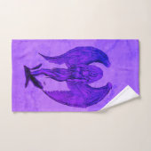 Angel im Tattoo Style Badhandtuch Set (Handtuch)