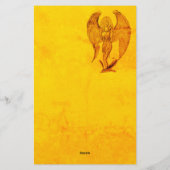 Angel im Tattoo Style Briefpapier (Rückseite)