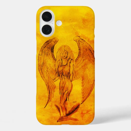 Angel im Tattoo Style Case-Mate iPhone Hülle (Rückseite)