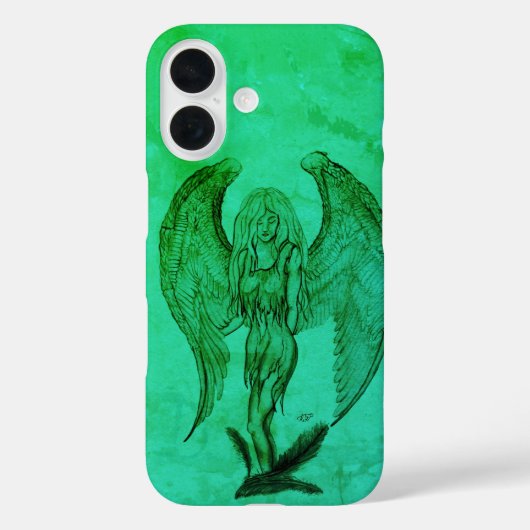 Angel im Tattoo Style Case-Mate iPhone Hülle (Rückseite)