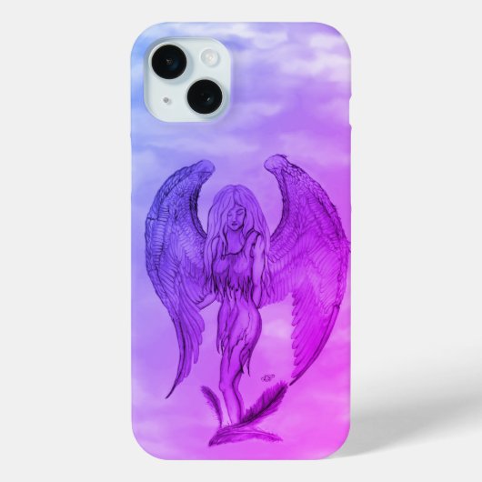 Angel im Tattoo Style Case-Mate iPhone Hülle (Rückseite)