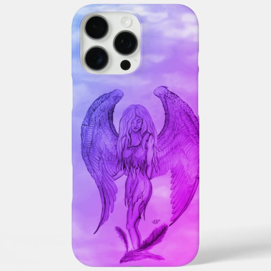 Angel im Tattoo Style Case-Mate iPhone Hülle (Rückseite)