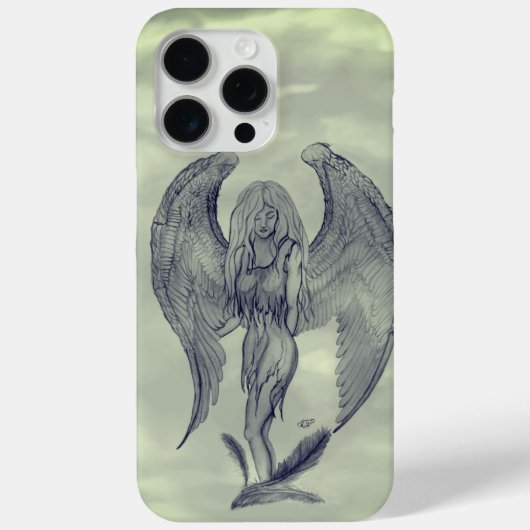 Angel im Tattoo Style Case-Mate iPhone Hülle (Rückseite)