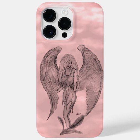 Angel im Tattoo Style Case-Mate iPhone Hülle (Rückseite)