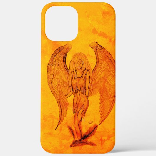 Angel im Tattoo Style Case-Mate iPhone Hülle (Rückseite)