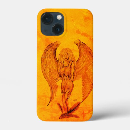Angel im Tattoo Style Case-Mate iPhone Hülle (Rückseite)
