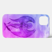 Angel im Tattoo Style Case-Mate iPhone Hülle (Rückseite (Horizontal))
