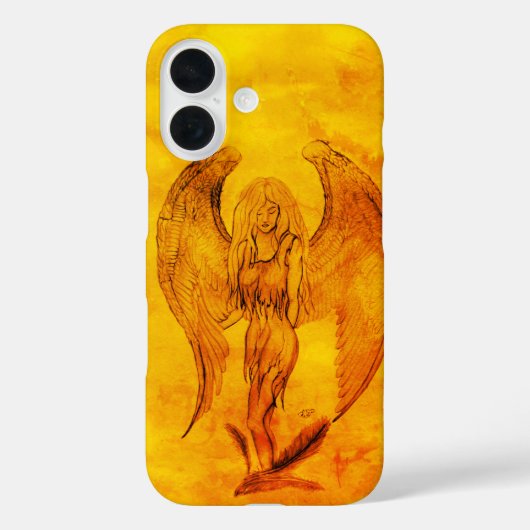 Angel im Tattoo Style Case-Mate iPhone Hülle (Rückseite)