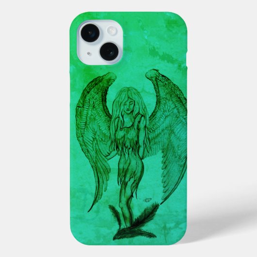 Angel im Tattoo Style Case-Mate iPhone Hülle (Rückseite)