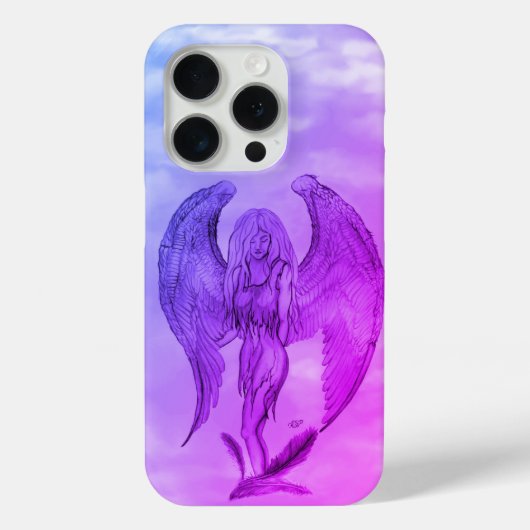 Angel im Tattoo Style Case-Mate iPhone Hülle (Rückseite)