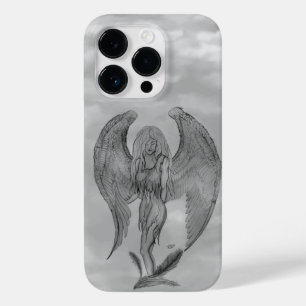 Angel im Tattoo Style Case-Mate iPhone 14 Pro Hülle