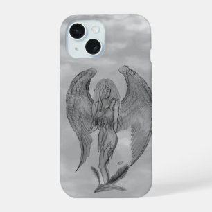Angel im Tattoo Style iPhone 15 Hülle