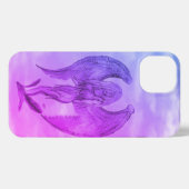 Angel im Tattoo Style iPhone Hülle (Rückseite (Horizontal))