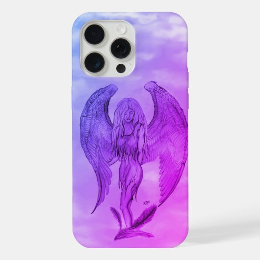 Angel im Tattoo Style iPhone Hülle (Rückseite)