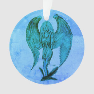 Angel im Tattoo Style Ornament