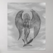 Angel im Tattoo Style Poster (Vorne)