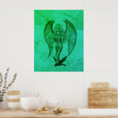 Angel im Tattoo Style Poster (Küche)