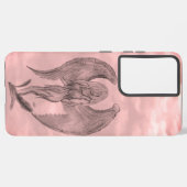 Angel im Tattoo Style Samsung Galaxy Hülle (Rückseite (Horizontal))