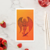 Angel im Tattoo Style Serviette (Beispiel)