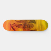 Angel im Tattoo Style Skateboard (Horizontal)