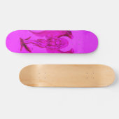 Angel im Tattoo Style Skateboard (Horizontal)