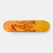 Angel im Tattoo Style Skateboard (Horizontal)