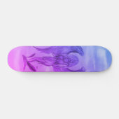 Angel im Tattoo Style Skateboard (Horizontal)