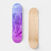 Angel im Tattoo Style Skateboard (Vorderseite)