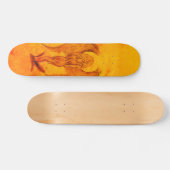 Angel im Tattoo Style Skateboard (Horizontal)