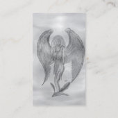 Angel im Tattoo Style Visitenkarte (Rückseite)