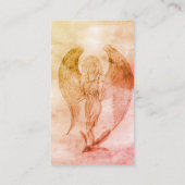 Angel im Tattoo Style Visitenkarte (Rückseite)