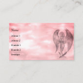 Angel im Tattoo Style Visitenkarte (Vorderseite)