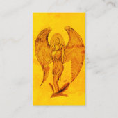 Angel im Tattoo Style Visitenkarte (Rückseite)