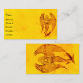 Angel im Tattoo Style Visitenkarte (Vorne/Hinten)