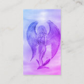 Angel im Tattoo Style Visitenkarte (Rückseite)