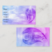 Angel im Tattoo Style Visitenkarte (Vorne/Hinten)