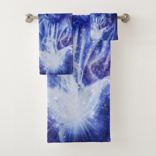 Angel in Blau Badhandtuch Set (Insitu)