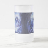Angel in blau mattglas bierglas (Mittel)