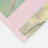 Angel in blauem Fleece Blanket (Ecke)