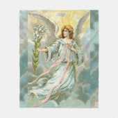 Angel in blauem Fleece Blanket (Vorderseite)
