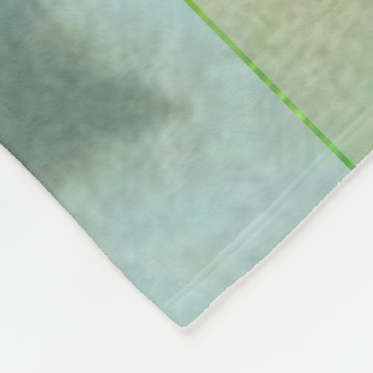 Angel in blauem Fleece Blanket (Ecke)