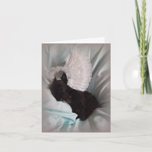 Angel in den Flügeln Karte (Vorderseite)