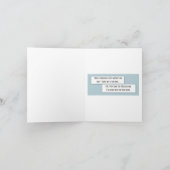 Angel in den Flügeln Karte (Innenseite)