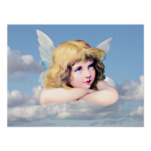 Angel in den Wolken Poster (Vorderseite)